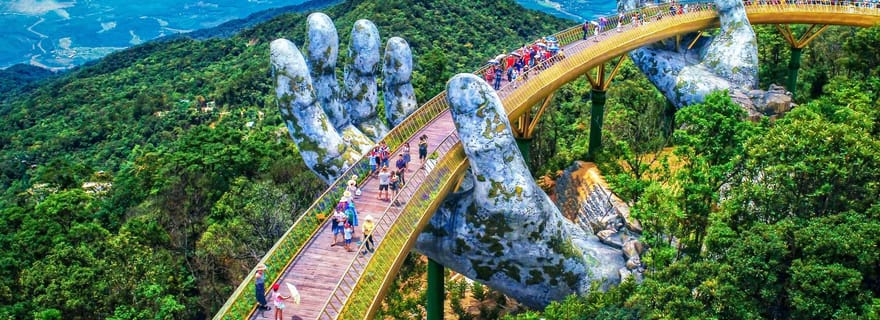 Hoi An/Da Nang : Golden Bridge, sanctuaire de My Son et montagnes de Marble