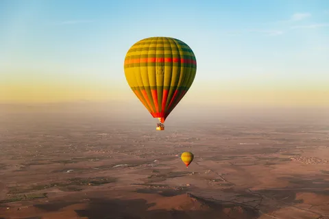Marrakech: Zbor cu balonul împărțit cu ceai