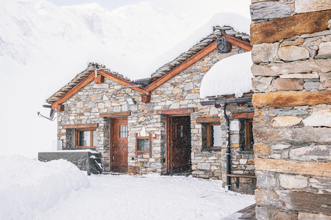 Monte Rosa: almoço típico num refúgio com vista para as montanhas