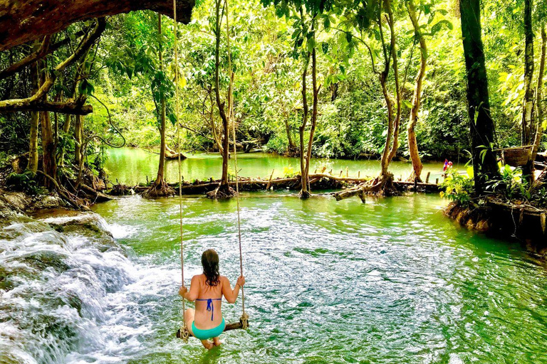 Luang Prabang Mountain Trek to Kuang Si Waterfall with Lunch