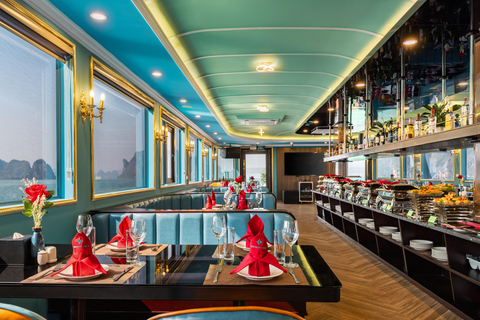 From Hanoi: Halong Bay Day Cruise with Kayak, Cave & Swim Halong Bay Day Cruise from Halong Port (No Transfer)