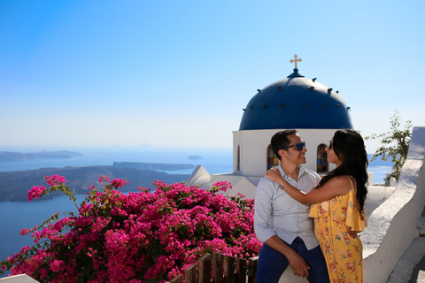 Voorstelfotograaf in Santorini90 minuten + 45 foto&#039;s op 2 locaties