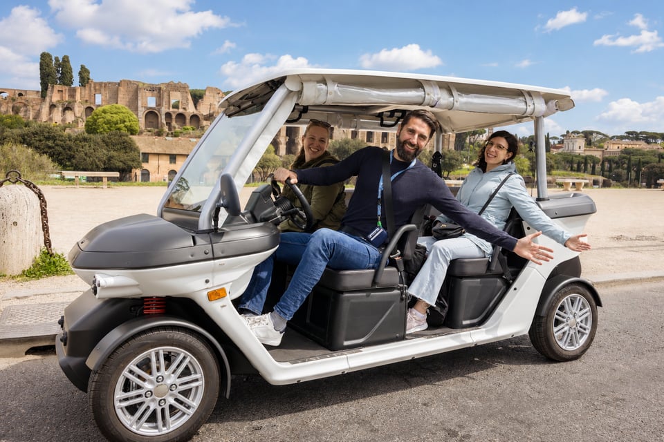 Rom: Private Golf Cart Tour mit Fahrer Rom: Private Golf ...