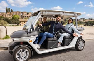 Rom: Private Golfcart-Tour mit einheimischem Fahrer