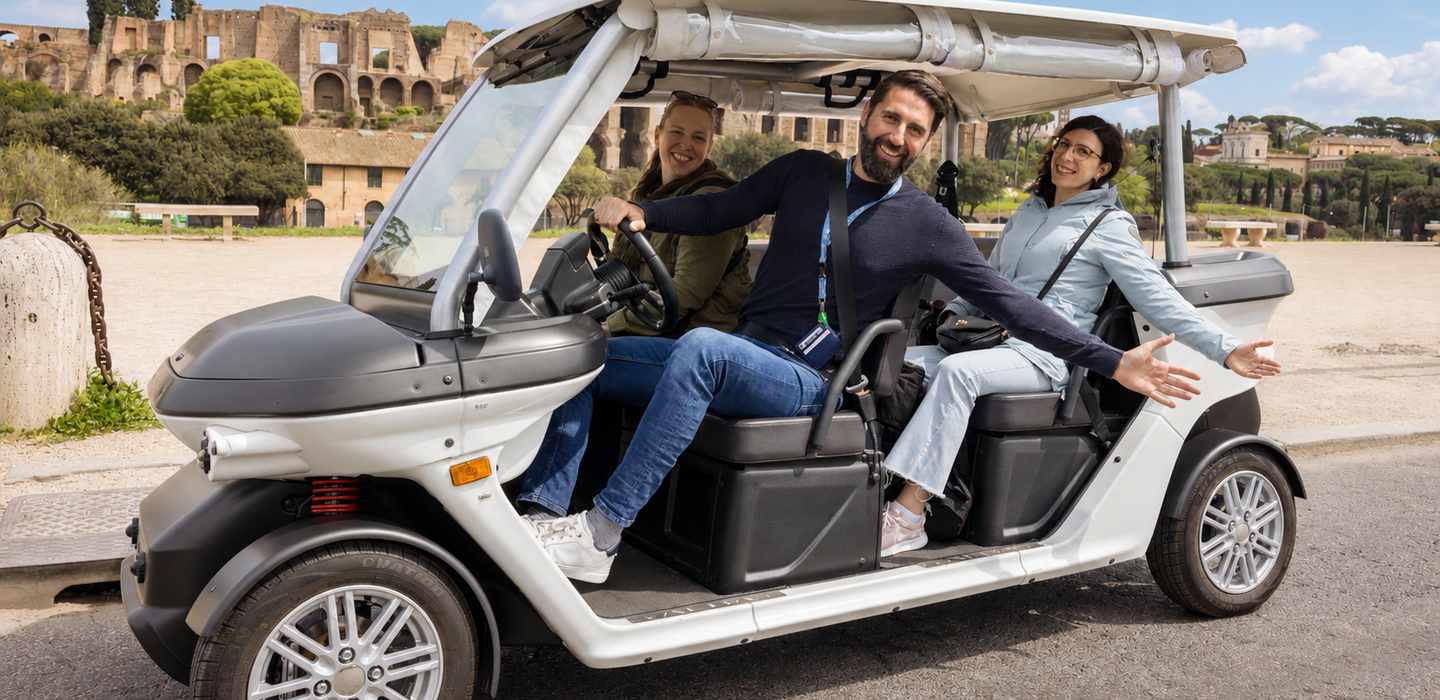 Rom: Private Golf Cart Tour mit Fahrer Rom: Private Golf Cart Tour mit Fahrer