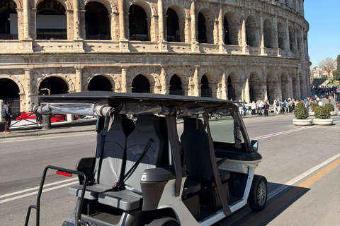 Golf Cart Tour of Rome: 3-Hour Private Tour of the City's Icons and Secrets Golf Cart Tour of Rome with Guide: 3-Hour Private Tour of the City's Icons and Hidden Gems