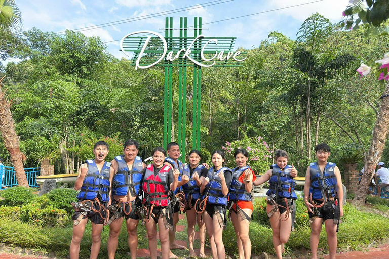 Phong Nha: Zipline Dark Cave & Paradise Cave Exploration Option 4: Full Adventure Experience - Drop-off in Hue