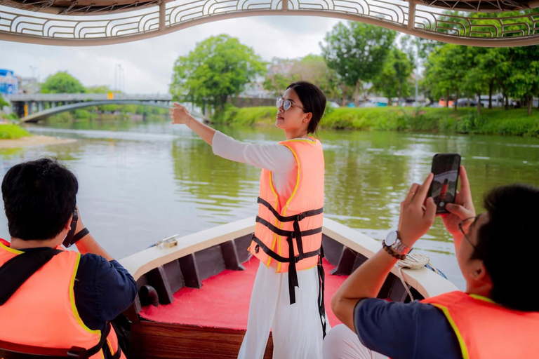 Hue: Perfume River & Hidden Canals Electric Boat Cruise Evening Perfume River Cruise