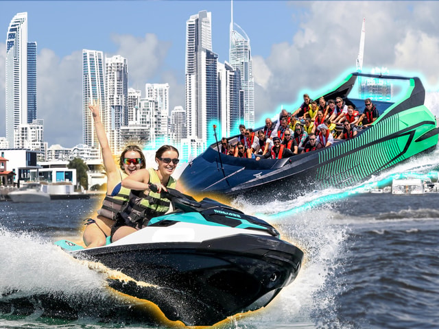 Surfers Paradise: Jet Ski and Jetboat Package