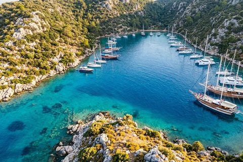 Fethiye Kekova Return: 6-Night Premium Gulet Cruise with A/C
