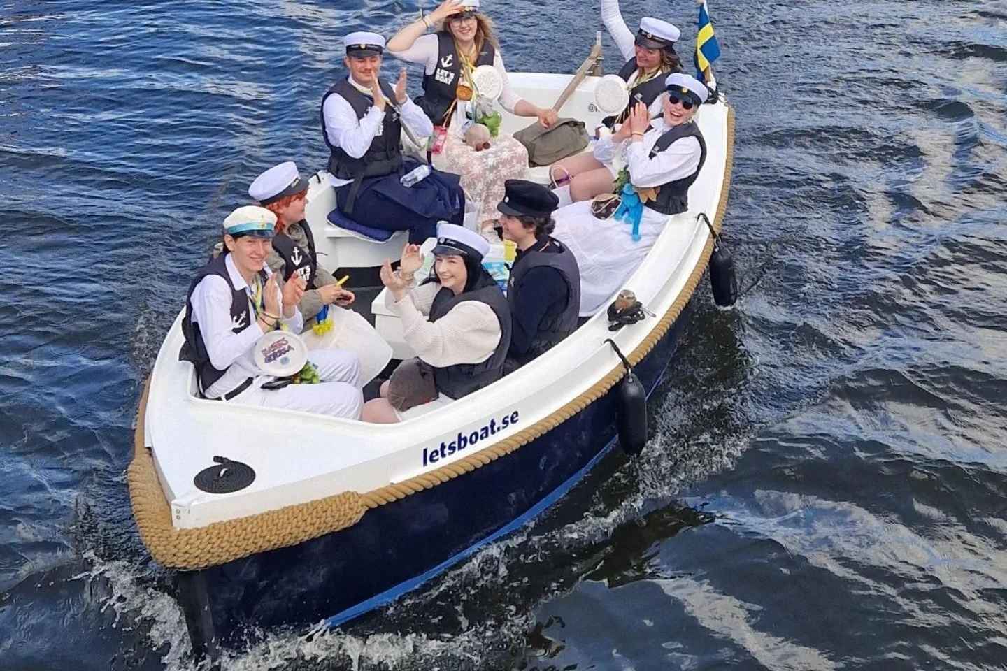 Göteborg miðbær: Rafmagns sjálfkeyrandi bátsferð