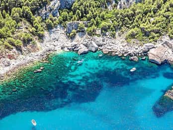 Jet Ski Tour to Cala Albarca from San Antonio