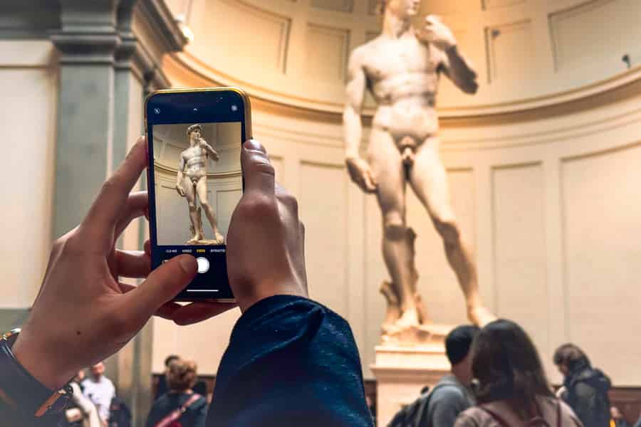 Florenz: Michelangelos David Eintrittsticket und Audio App. Foto: GetYourGuide