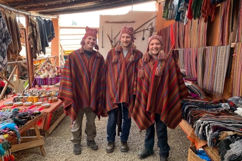 Ab Cusco: Tour nach Moray, Maras-Salzminen & Chinchero-WeberKleingruppentour mit Hotelabholung