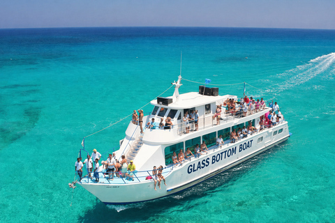 From Protaras: Glass Bottom Cape Greco & Blue Lagoon Cruise