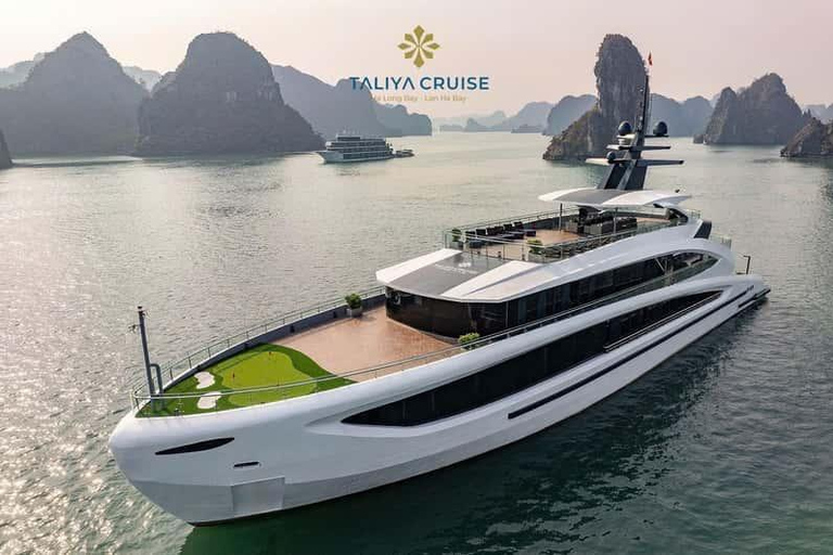 Hanoi: Premium Lan Ha Bay Day Cruise with Sunset Party Share Transfer + Cruise 1 day from Hanoi