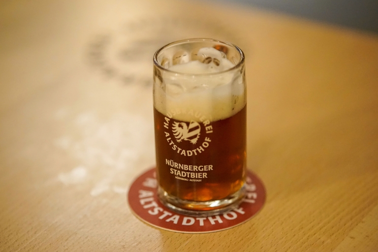 Red beer and blue tips. A culinary walk through Nuremberg