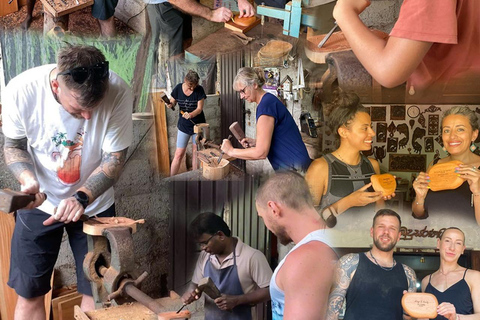 Bentota: Wood Carving Workshop & River Boat Safari Wood carving craft Class- Afternoon session