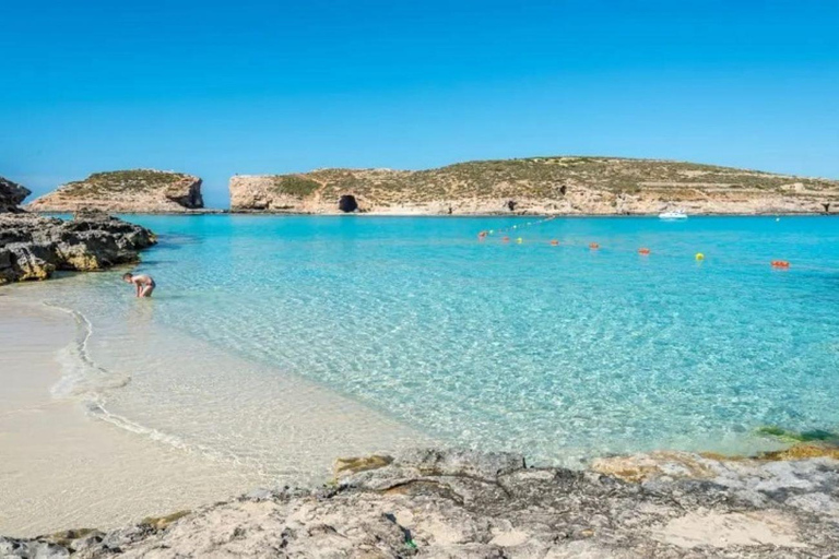 Mellieha: Passeio de barco em Comino, grutas e lagoa azul