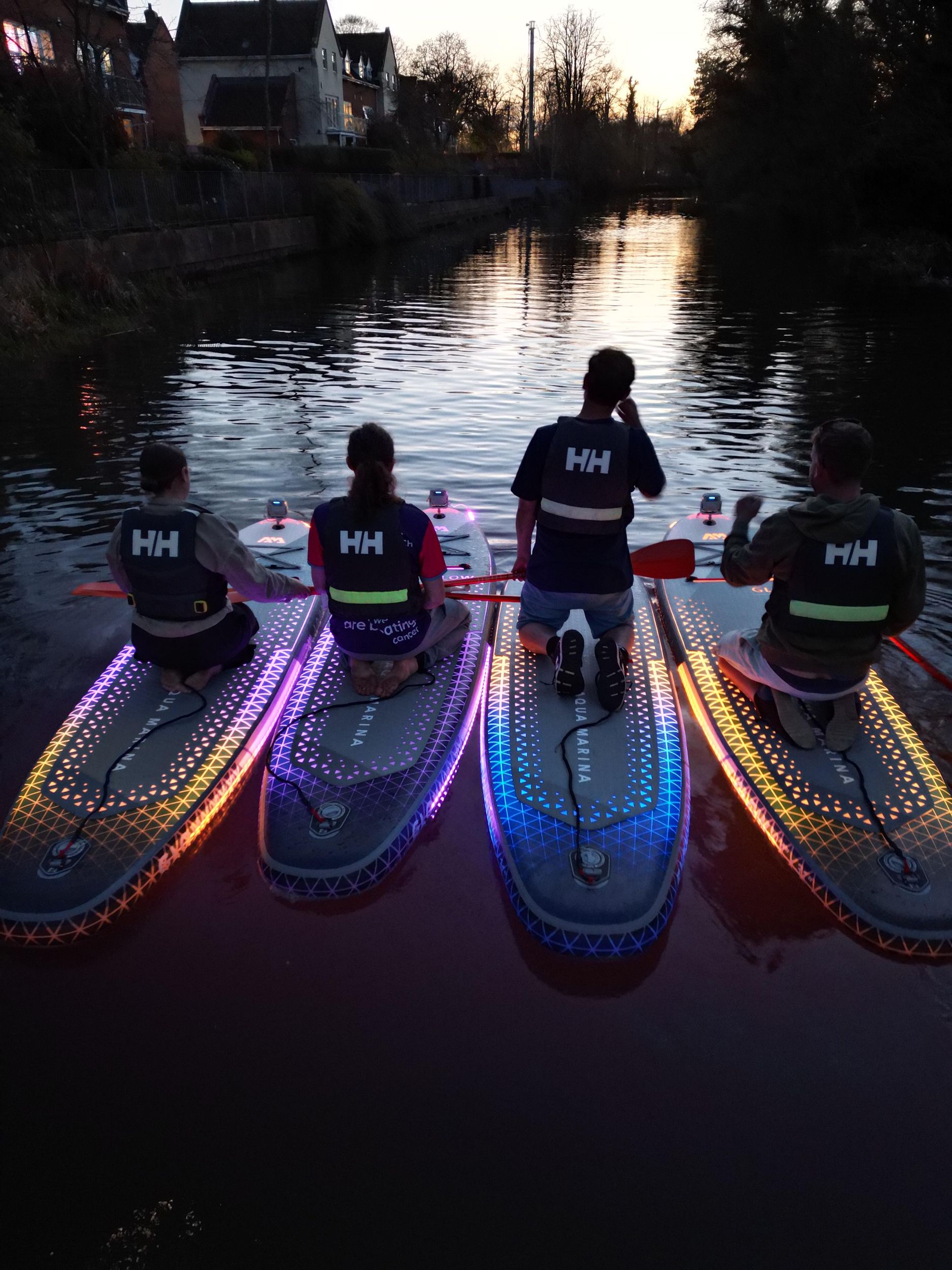 Norwich: LED-Nachtpaddel-Erlebnis