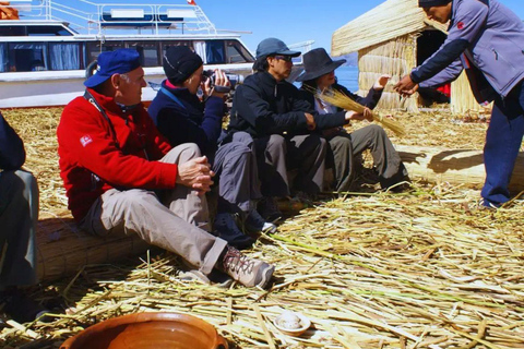 From Puno: Lake Titicaca Floating Islands Guided Boat Tour