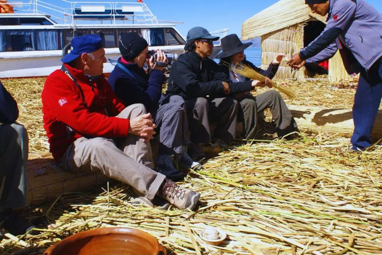 From Puno: Lake Titicaca Floating Islands Guided Boat Tour