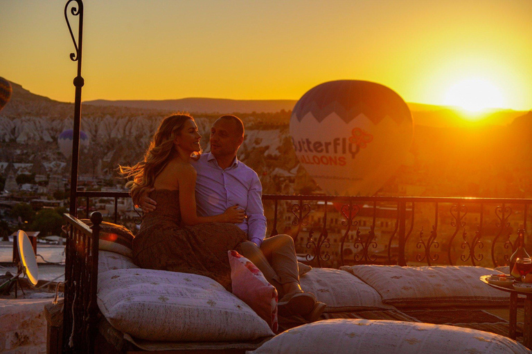 Cappadocia: Terrace Photo Spot With Balloon Flight View Basic Photography