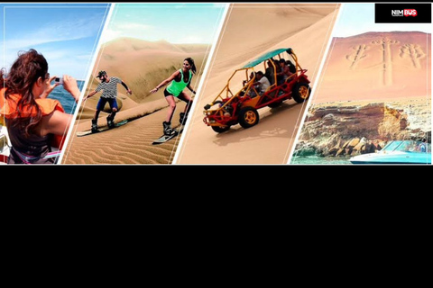 Z LIMA TOUR OASIS HUACACHINA BUGGIES, PARACAS, PISCO I WINA, PINGWINY.