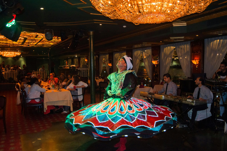 Cairo: Nile Maxim Luxury VIP Dinner Cruise & ٍBelly Dance Option - 2 Nile Maxim Premium Window Table