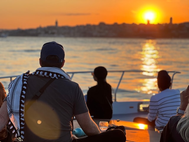 Istanbul Sunset Yacht Cruise on the Bosphorus with Transfer