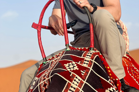 Riyadh:Red Sand Dunes camel ride&Quad&Sandboarding Adventure Private Tour with pick up and drop off from your location