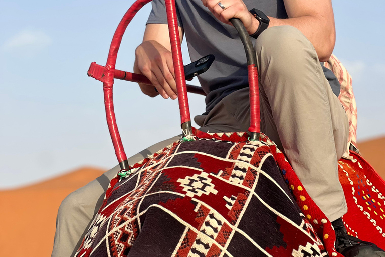 Riyadh:Red Sand Dunes camel ride&Quad&Sandboarding Adventure Private Tour with pick up and drop off from your location