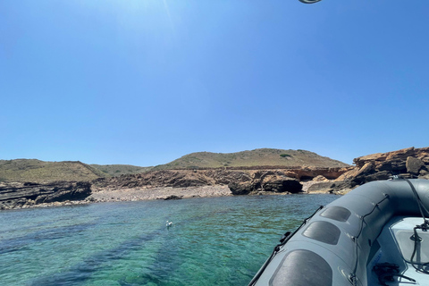 Fornells: boottocht naar baaien en stranden met snorkelenFornells : Boottocht naar baaien &amp; stranden met snorkelen