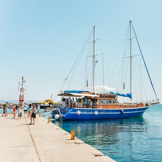 Athens: Boat Tour to Agistri, Aegina with Moni Swimming Stop
