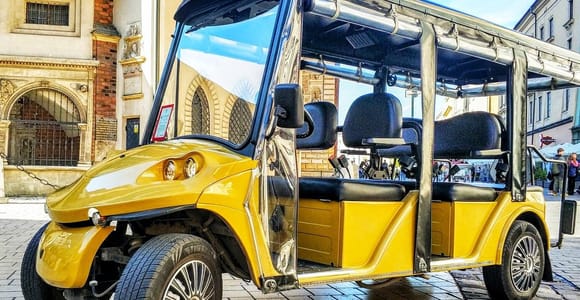 Krakow: Old Town Sightseeing Tour by Electric Golf Cart