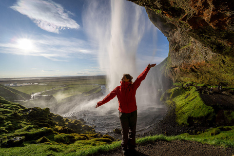 Da Reykjavík: costa sud, cascate ed escursione sul ghiacciaio