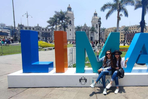 Lima: City Tour with Pisco Sour Tasting from the Airport