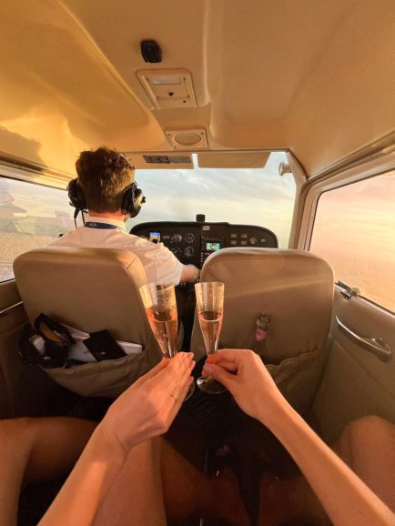 Miami Beach: Private Luxury Airplane Tour mit Champagner