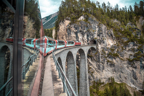 UNESCO Rhaetian Railway: Viaduct, Train Museum, St. Moritz Group of 8 Excluding Train Tickets