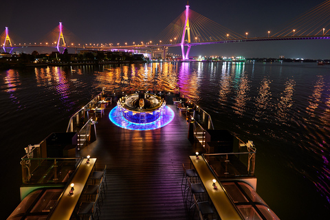 Bangkok: Crucero con cena por el río Chao Phraya azafrán