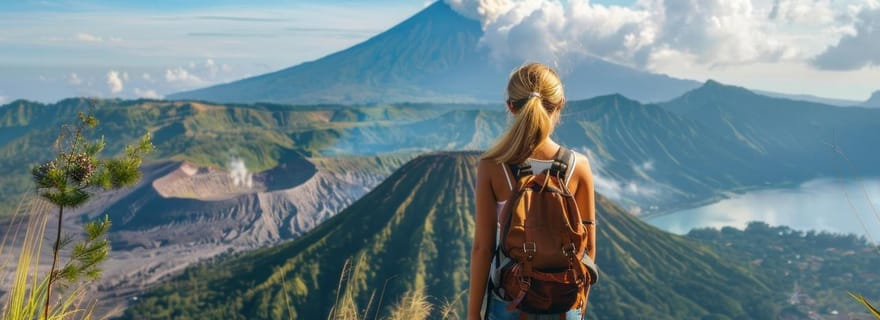 Bali : Randonnée au lever du soleil sur le mont Batur avec guide et petit-déjeuner