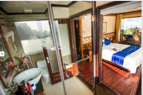 2-tägige Ha Long Bay Island Cruise Tour mit einem 3-Sterne-Kreuzfahrtschiff