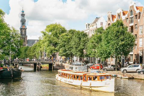 Amsterdam: Crucero Clásico en Barco con Opción de Queso y VinoPunto de encuentro en la estación central sin queso y bebidas