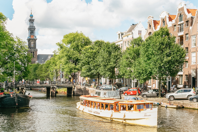 Amsterdam : Croisière classique avec option fromage et vinLieu de rendez-vous à la gare centrale sans fromage ni boissons