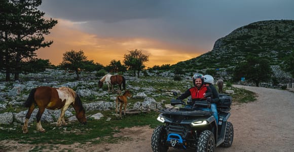 Makarska: Quad-Tour auf dem Biokovo mit Eintritt zum Skywalk Makarska: Quad-Tour auf dem Biokovo mit Eintritt zum Skywalk