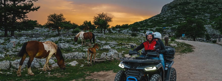 Makarska : excursion en quad sur le Biokovo avec entrée au Skywalk
