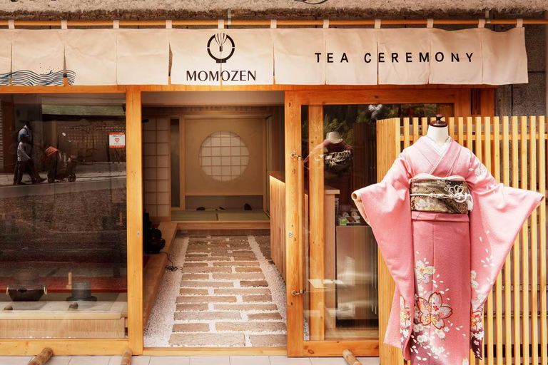 Wagashi-Making Class and Tea Ceremony in Kyoto