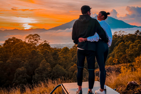 Mount Batur Jeep Sunrise - Black Lava & Breakfast Tour Ticket Hot Spring Only ( Meeting Point )