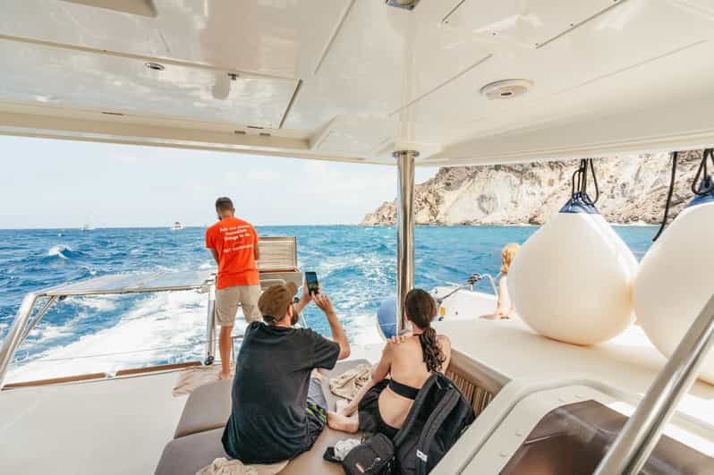 Santorini: Luxury Small Group Catamaran W/ Meal & Open Bar | GetYourGuide