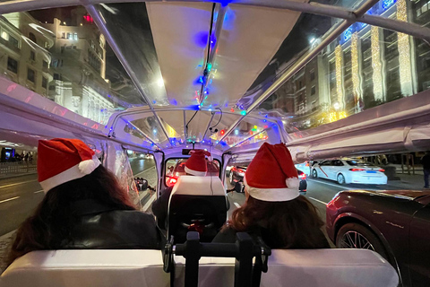 Madryt: &quot;Świąteczny Tuk Tuk. Luksusowe światła i radosna przejażdżka&quot;Dwie godziny świątecznej przejażdżki tuk-tukiem. Światła i radosna jazda